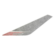 Autocollant / sticker / décor de face avant gauche vehicule Noir origine Piaggio Aprilia 50 SR Motard après 2011