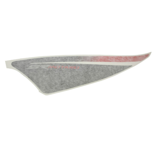 Autocollant / sticker / décor aile arrière gauche origine Piaggio Aprilia 50 SR Motard Noir après 2011