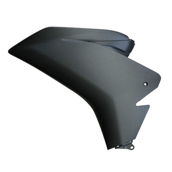 Carénage / flanc latéral gauche origine Piaggio Aprilia 50 / 125 RS4 après 2011 Noir mat diablo