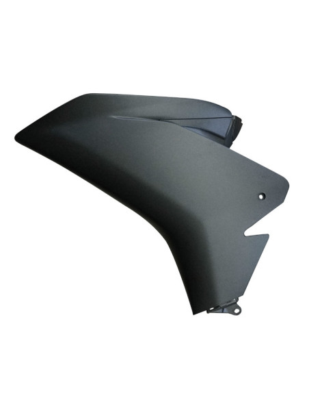 Carénage / flanc latéral gauche origine Piaggio Aprilia 50 / 125 RS4 après 2011 Noir mat diablo