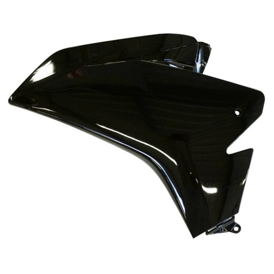 Carénage / flan latéral gauche origine Piaggio Aprilia 50 / 125 RS après 2011 Noir brillant