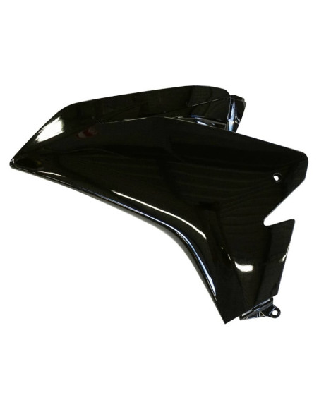Carénage / flan latéral gauche origine Piaggio Aprilia 50 / 125 RS après 2011 Noir brillant