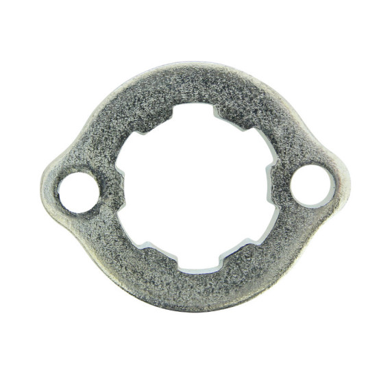 Rondelle de securite / plaquette maintien de pignon 50 à boite origine Piaggio 50 à boite Gilera RCR / SMT / Aprilia 50 RS4