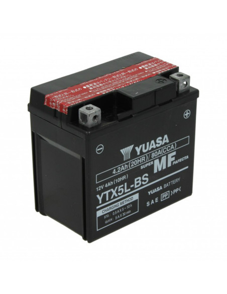 Batterie 12V 4AH YTX5L-BS origine Piaggio