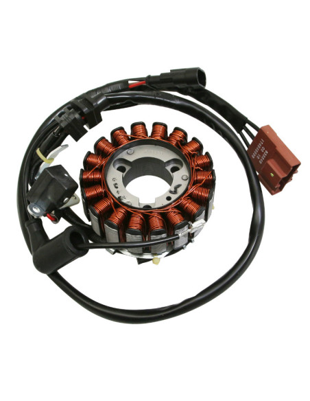 Stator d'allumage origine Piaggio 250 / 300 Vespa GTS / Beverly / Carnaby / 250 X7 / X8 / X-Evo / 125 MP3i (moteur injection)