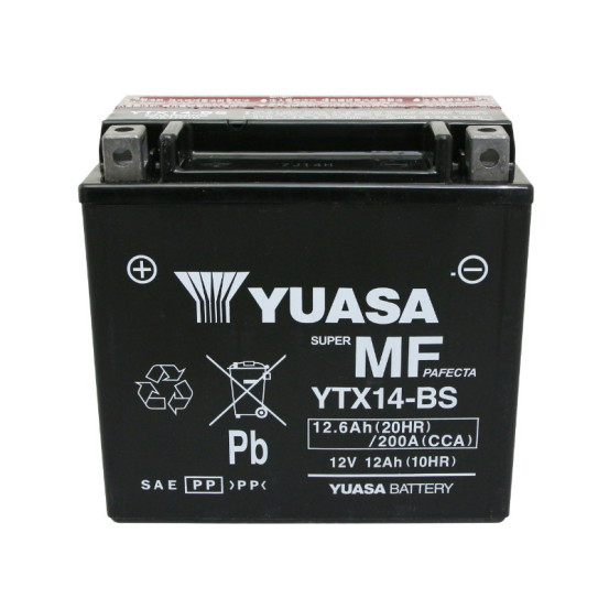 Batterie 12V 12AH YTX14-BD origine Piaggio sans entretien (lg151xl87xh147)