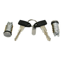 Jeu de clés avec 2 barillets (15 mm) origine Piaggio 50 Typhoon après 2011 / Aprilia 50 SR Motard après 2011 / sport city-one
