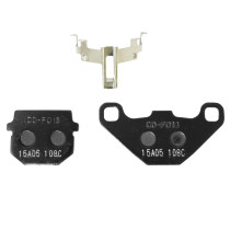 Plaquettes de frein origine Derbi 50 Senda ou arrière / Gilera 50 SMT / RCR ou arrière / Aprilia 50 SX / RX arrière