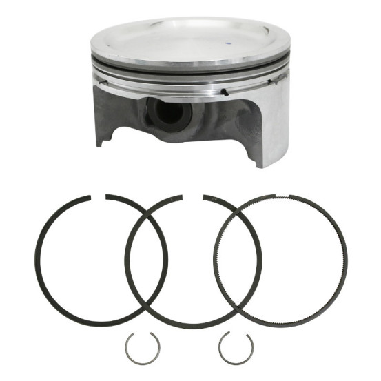 Piston maxiscooter origine Piaggio 500 MP3 / X10 / Beverly / Gilera 500 Fuoco / Aprilia 500 Scarabeo (complet cat.1)