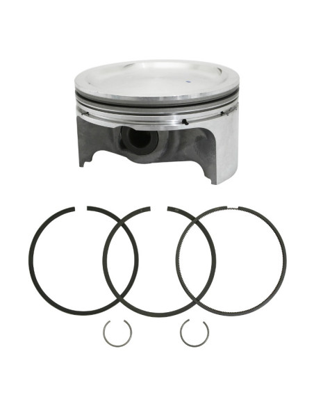Piston maxiscooter origine Piaggio 500 MP3 / X10 / Beverly / Gilera 500 Fuoco / Aprilia 500 Scarabeo (complet cat.1)