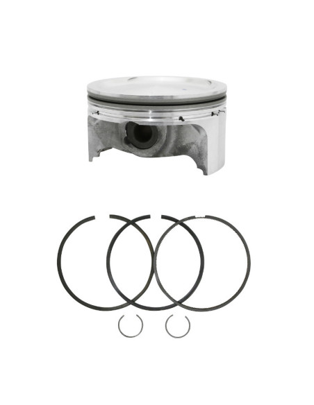 Piston maxiscooter origine Piaggio 500 MP3 / X10 / Beverly / Gilera 500 Fuoco / Aprilia 500 Scarabeo (complet cat.2)