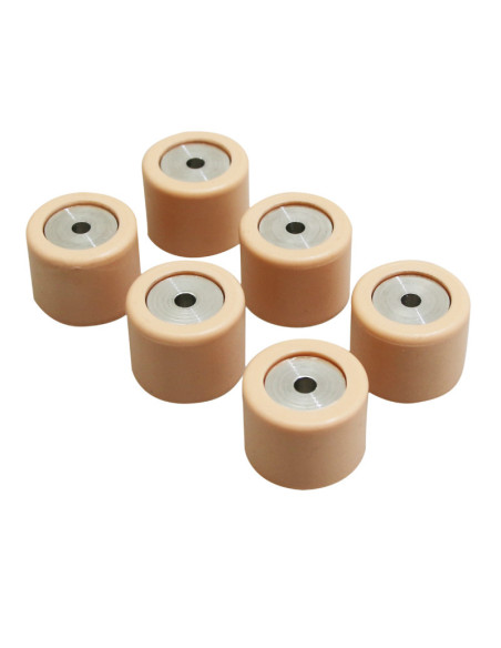 Galets / rouleaux origine Piaggio 50 Liberty 4T / Zip 2T / Fly 2T / Typhoon / Vespa LX 2T / Vespa-S 2T / Aprilia 50 SR Motard