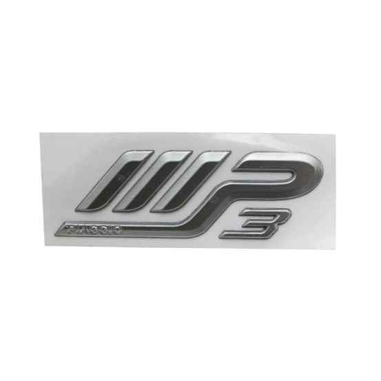 Autocollant / sticker / décor MP3 anthracite origine Piaggio 500 MP3 2011-2013