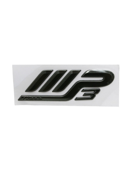Autocollant / sticker / décor MP3 aile arrière Gris fonce origine Piaggio 500 MP3 2011-2013