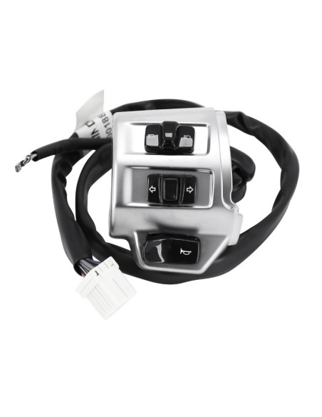 Commodo / commutateur gauche chrome mat origine Piaggio 125 Vespa Primavera / Sprint après 2016