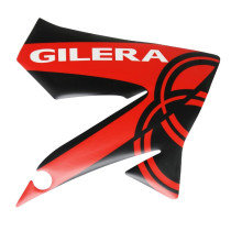 Autocollant / sticker / décor aile avant droite origine Piaggio 50 Gilera SMT / RCR après 2013 Rouge