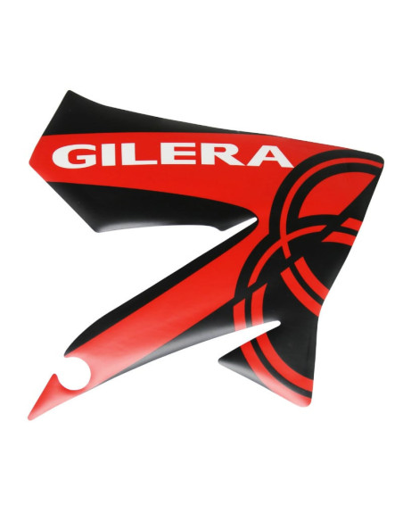 Autocollant / sticker / décor aile avant droite origine Piaggio 50 Gilera SMT / RCR après 2013 Rouge