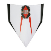 Autocollant / sticker / décor garde boue arrière origine Piaggio 50 Gilera SMT / RCR après 2013 Blanche