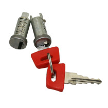 Jeu de clés avec 2 barillets (13 mm) origine Piaggio Gilera 50 Stalker 1998-2011