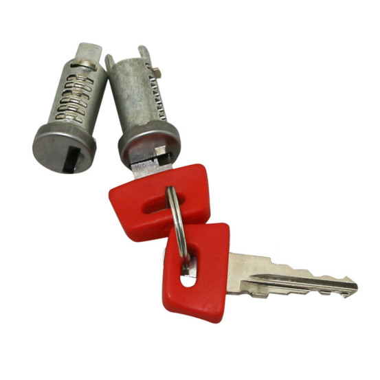 Jeu de clés avec 2 barillets (13 mm) origine Piaggio Gilera 50 Stalker 1998-2011