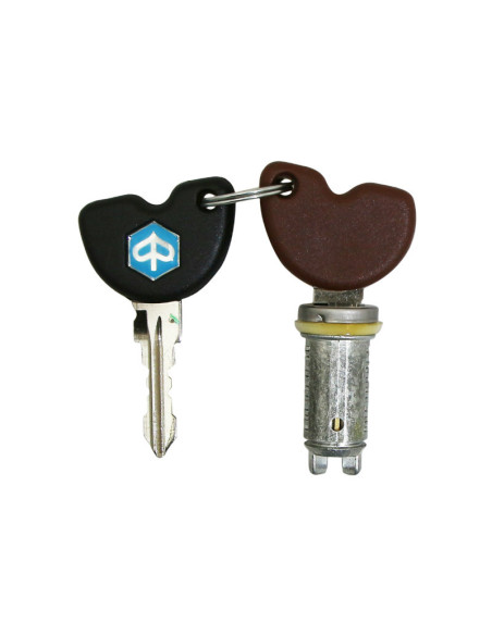 Jeu de clés avec barillet origine Piaggio 125 / 250 X8 2004-2006 / 125 / 250 / 500 X9 après 1998 / Beverly 1998-2005