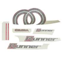 Autocollant / sticker / kit décors origine Piaggio 125 Gilera Runner 2002