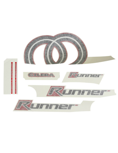 Autocollant / sticker / kit décors origine Piaggio 125 Gilera Runner 2002