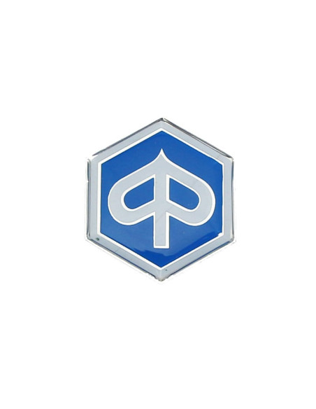 Autocollant / sticker / décor / ecusson Piaggio origine Piaggio (33mm Blanc)