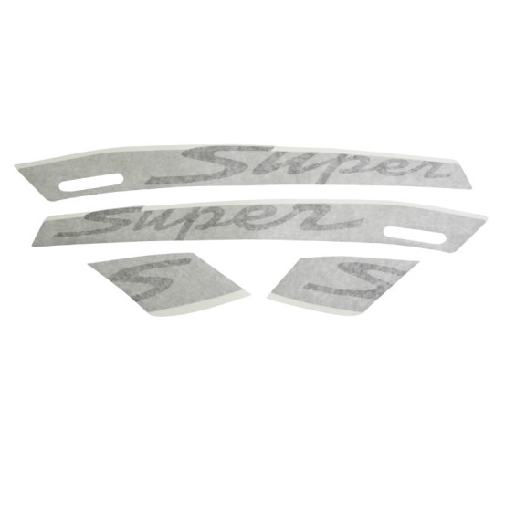 Autocollant / sticker / kit décors origine Piaggio 125 / 300 Vespa GTS après 2009 vehicule Gris 742 / b