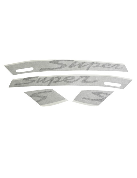 Autocollant / sticker / kit décors origine Piaggio 125 / 300 Vespa GTS après 2009 vehicule Gris 742 / b