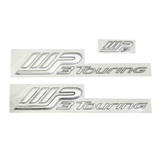 Autocollant / sticker / décor aile arrière MP3 touring Gris origine Piaggio 250 / 300 / 400 / 500 MP3 2008-2014