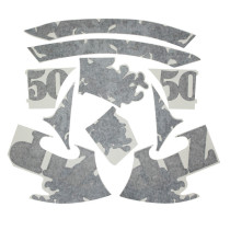 Autocollant / sticker / kit décors serie camouflage origine Piaggio 50 Zip 2006-2017