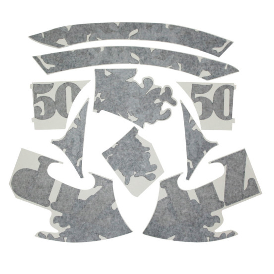 Autocollant / sticker / kit décors serie camouflage origine Piaggio 50 Zip 2006-2017