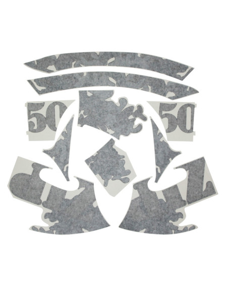 Autocollant / sticker / kit décors serie camouflage origine Piaggio 50 Zip 2006-2017