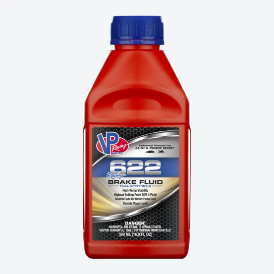 Liquide de frein de course VP Racing 622 : DOT 4 full synthétique 500ml