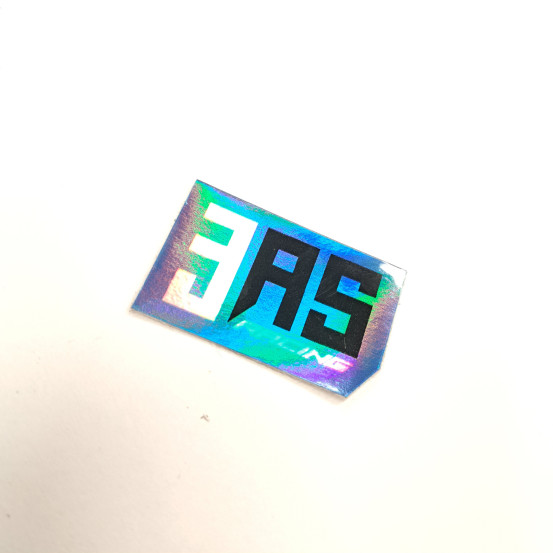 Stickers 3AS Racing Holographique