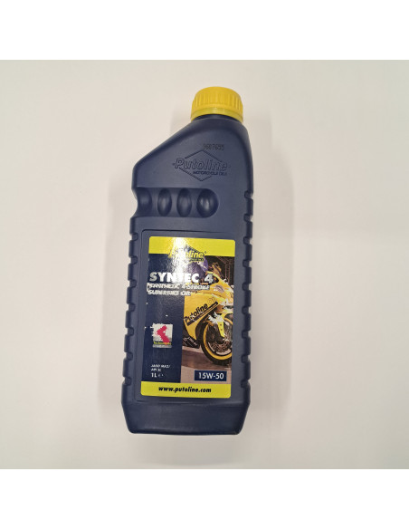 Huile moteur 4T PUTOLINE Techno Moto Syntec ROAD 4 (1 litre) 15W50