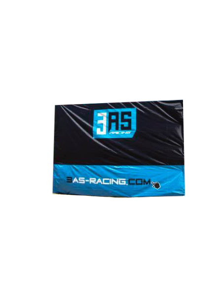 Côté pour tonnelle de paddock 3AS RACING 3x3 mètres