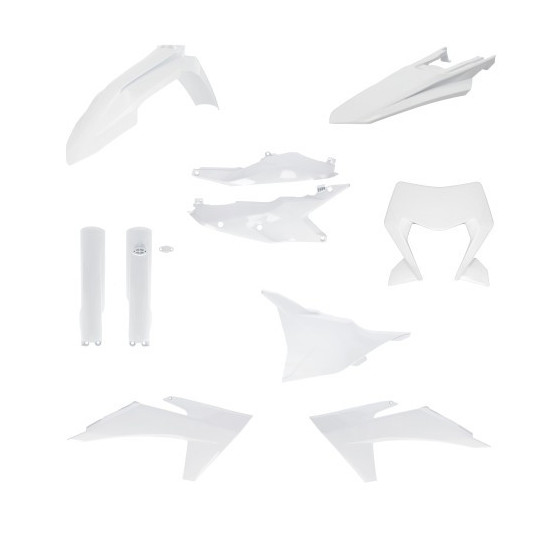 Kit plastiques complet - Blanc - ACERBIS KTM EXC-EXC-F 2024