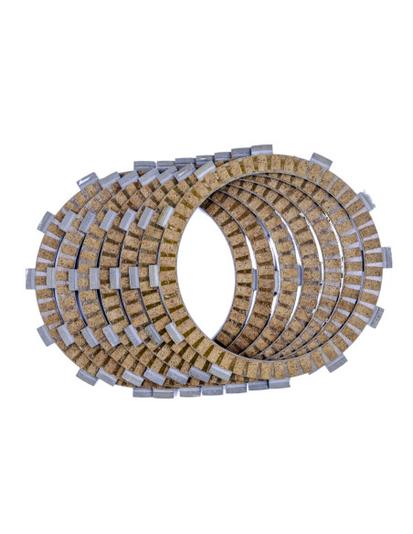 Disques d'embrayage garnis VERTEX - 5 disques - SUZUKI 250 RM 1976-78