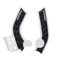 Protection de cadre Blanc Noir XGRIP - Blanc Noir - ACERBIS Kove 450 Rally/Pro 2023 -2023