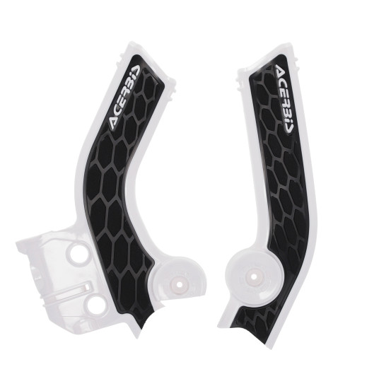 Protection de cadre Blanc Noir XGRIP - Blanc Noir - ACERBIS Kove 450 Rally/Pro 2023 -2023