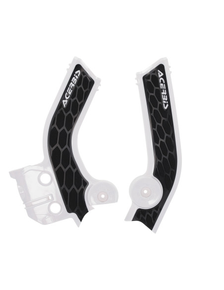 Protection de cadre Blanc Noir XGRIP - Blanc Noir - ACERBIS Kove 450 Rally/Pro 2023 -2023