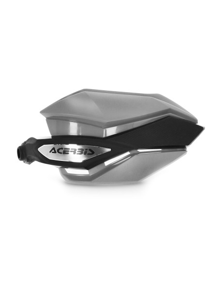 Protèges mains moto - Gris Noir - ACERBIS Argon Aprilia Tuareg - Benelli - Moto Guzzi - Honda - QJ