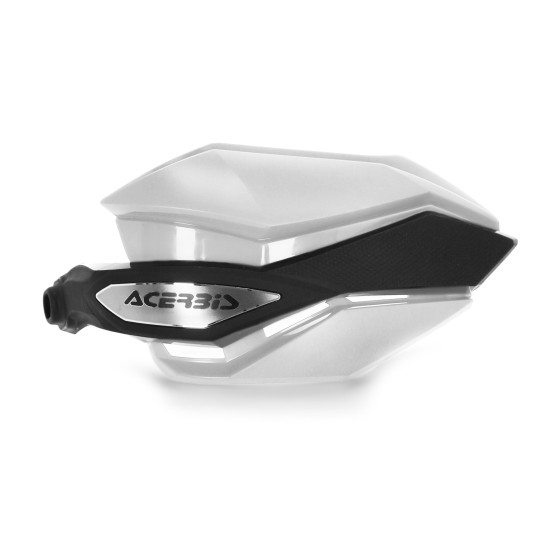 Protèges mains moto - Blanc Noir - ACERBIS Argon Aprilia Tuareg - Benelli - Moto Guzzi - Honda - QJ