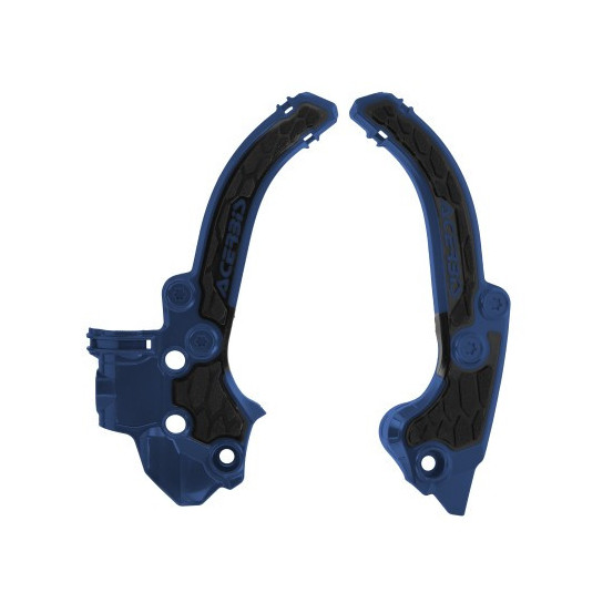 Protection de cadre XGRIP - Bleu Noir - ACERBIS KTM 50 SX Husqvarna 50 TC 2024