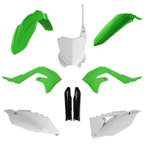 Kit plastiques complet - Origine - POLISPORT Kawasaki 450 KXF 2019-2023