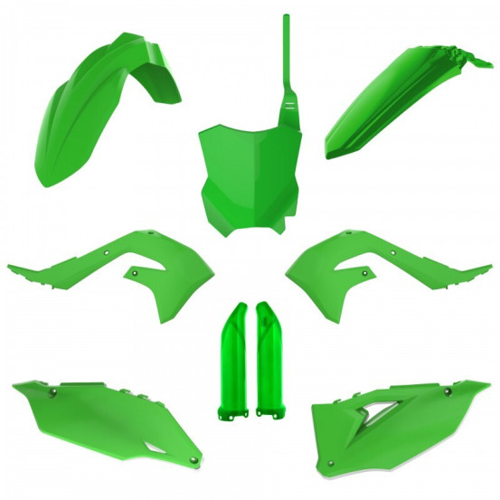 Kit plastiques complet - Origine - POLISPORT Kawasaki 450 KXF 2019-2023
