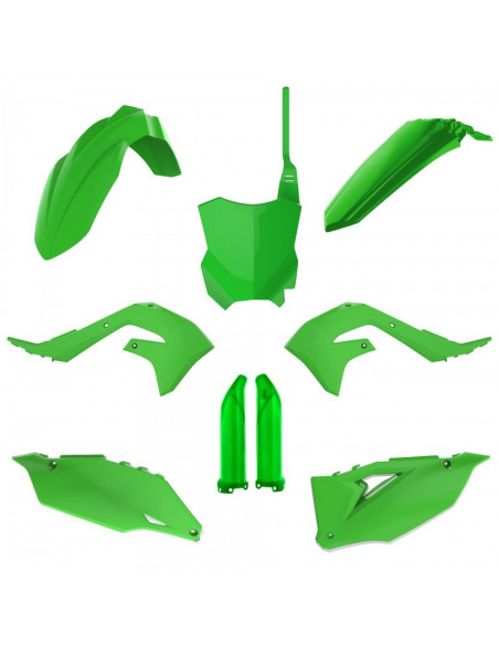 Kit plastiques complet - Origine - POLISPORT Kawasaki 450 KXF 2019-2023