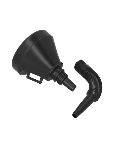 Entonnoir essence / huile en plastique noir